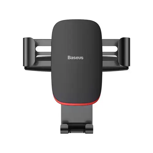 Suport auto Baseus SUYL-J01, Aluminiu/ABS, prindere la ventilatie (Negru)