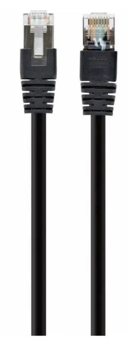 Cablu S/FTP GEMBIRD Cat6a, LSZH, cupru, 5 m, negru, AWG27, dublu ecranat PP6A-LSZHCU-BK-5M