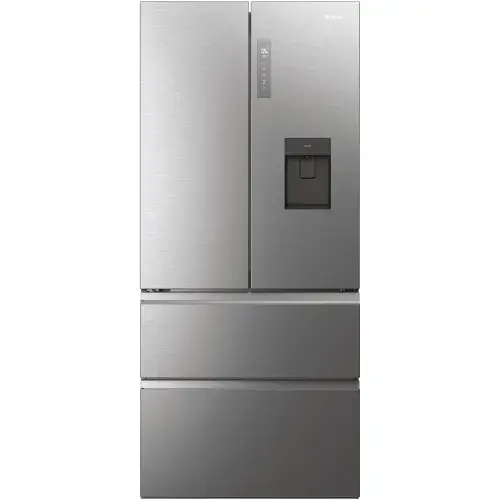 Side by side French Door Haier HFW7819EWMP, 537 l, Total No Frost, Clasa E, Air Surround, Humidity Zone, MyZone, ABT, DayLight, Fresher Pad, WiFi/ hOn app, Dispenser apa, H 192 cm (Inox)