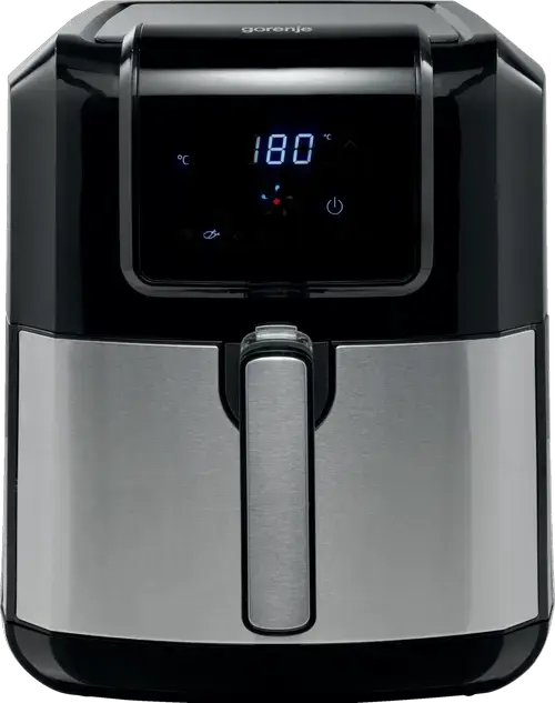 Friteuza cu aer cald Gorenje AF1700DB, 5 l, 1700 W, Temperatura ajustabila 80-200 C, Control Touch (Negru/Argintiu)
