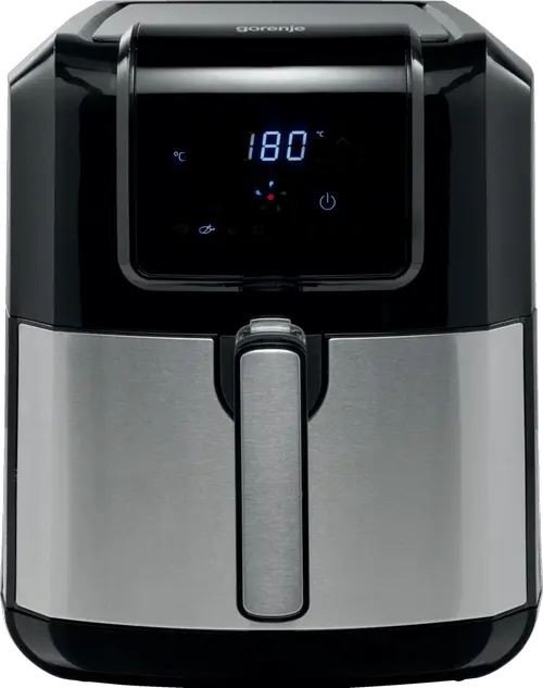 Friteuza cu aer cald Gorenje AF1700DB, 5 l, 1700 W, Temperatura ajustabila 80-200 C, Control Touch (Negru/Argintiu)