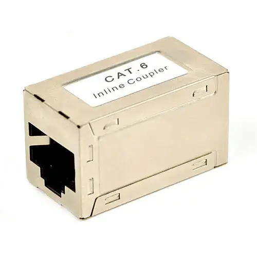 Cuplaj in linie, Gembird, CAT6 RJ45/RJ45 FTP, Auriu