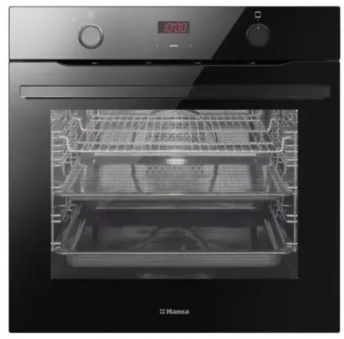 Cuptor incorporabil Hansa X-Type BOES684620, 77L, SteamCleaning, Email, EasyClean, Clasa A (Negru)
