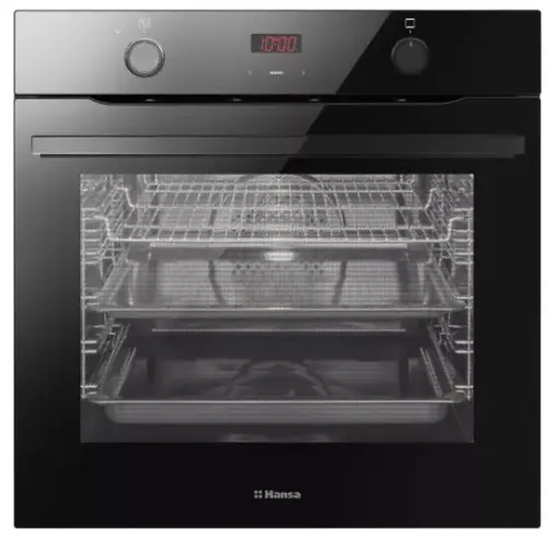 Cuptor incorporabil Hansa X-Type BOES684620, 77L, SteamCleaning, Email, EasyClean, Clasa A (Negru)