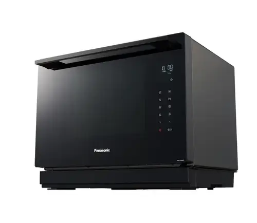 Cuptor cu microunde Panasonic NN-CS88LBEPG, 31 l, 1350 W, Digital, Abur, Grill, Panou de control tactil (Negru)