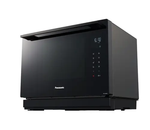 Cuptor cu microunde Panasonic NN-CS88LBEPG, 31 l, 1350 W, Digital, Abur, Grill, Panou de control tactil (Negru)