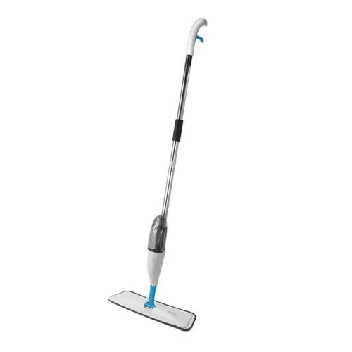 Mop cu spray Esperanza Perfect Clean 96399, microfibra, rezervor 350ml (Alb/Albastru)