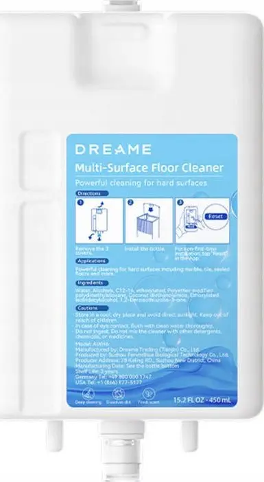 Solutie curatare suprafete dure Dreame pentru L20 Ultra si L20 Ultra Complete, X60 Ultra, X60 Ultra Complete, X60 Master, 450 ml