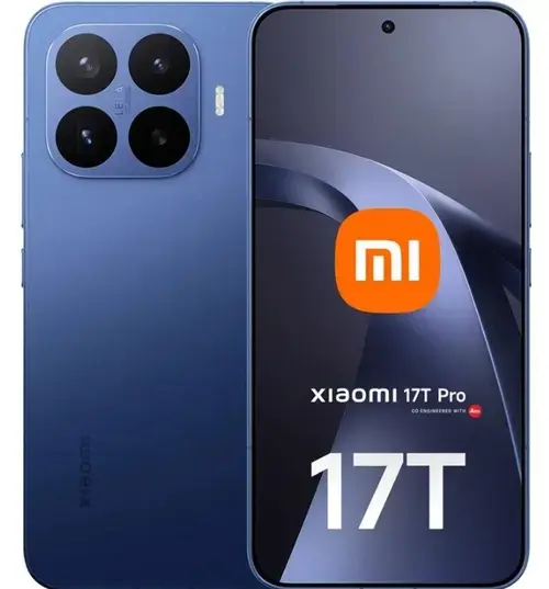 Telefon Mobil Xiaomi 17T Pro, Procesor Mediatek Dimensity 9500 Octa-Core, AMOLED touchscreen 6.83inch, 12GB RAM, 256GB Flash, Camera Tripla 50+50+12MP, Wi-Fi, 5G, Dual SIM, Android (Albastru)