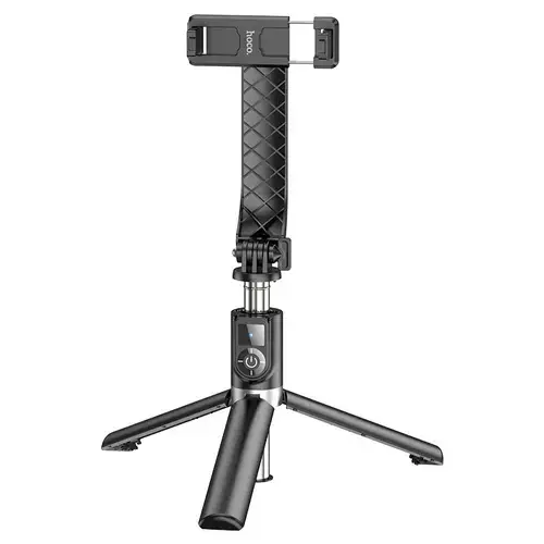 Selfie Stick Bluetooth HOCO K20, Universal, Inaltime maxima 0.98 m, Negru
