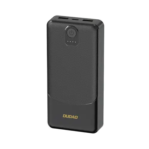 Baterie externa portabila Dudao K10Pro, 20000 mAh, 2A, 2x USB-A, Negru