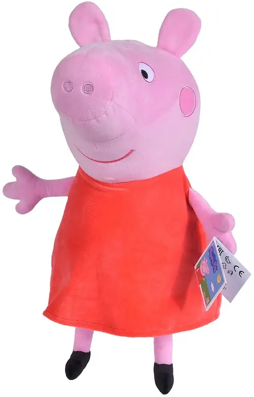 Jucarie de plus Peppa Pig - Peppa, 33cm