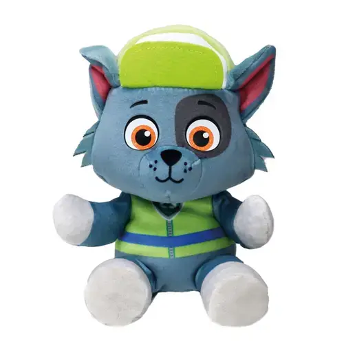 Jucarie de plus TY Beanie Babies Soft Patrula Catelusilor Rocky, 15cm