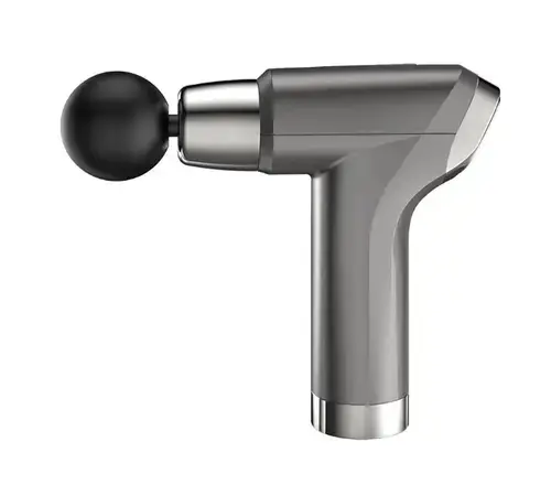 Pistol de masaj Platinet PMAS20, 1500 mAh, USB-C, 3200 percutii, 4 capete (Argintiu)