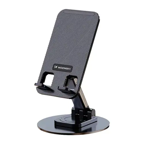 Stand birou Wozinsky WPT-K393, Unghi ajustabil, Pliabil, Negru