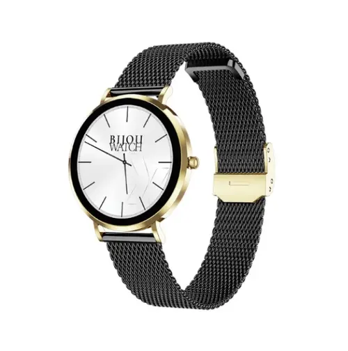 Smartwatch Maxcom FW28 Selenium Mini, Ecran AMOLED 1.19inch, Pedometru, Notificari, Functie apel, Autonomie 7 zile, IP68 (Auriu)