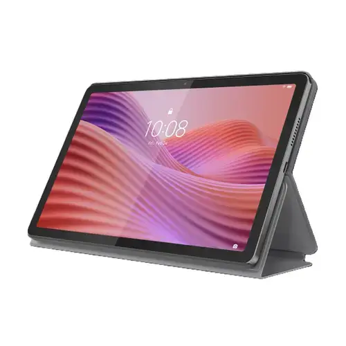 Tableta Lenovo Tab TB311XU LTE, Procesor Mediatek Helio G85 Octa-Core 1.8GHz, Ecran TFT LCD 10.1inch, 4GB RAM, 128GB Flash, 8MP, Wi-Fi 5, Bluetooth, 4G, Android 14 + Husa Folio Case (Gri)