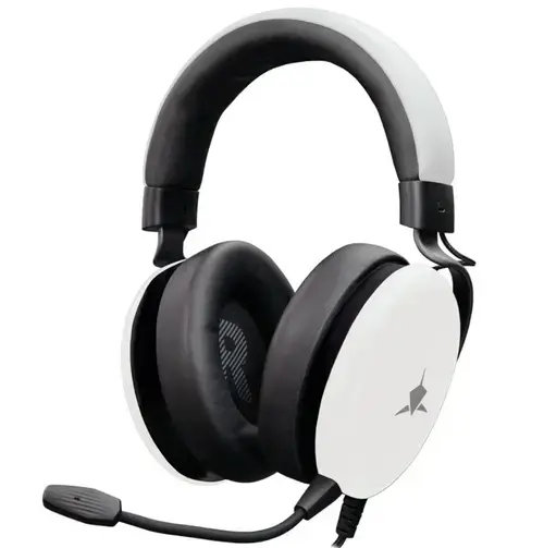 Casti Gaming cu fir White Shark ELEPHANT Over-Ear, Stereo, PC, PS4/5, MAC (Alb)