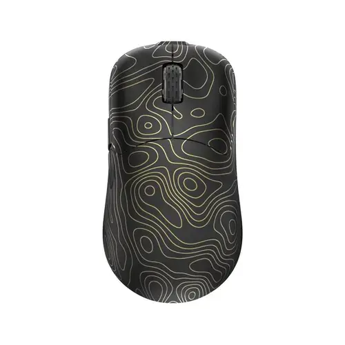 Mouse Gaming Wireless White Shark AERO GOLD, Bluetooth/2.4GHz, 10.000DPI, Senzor Pixart 3325, 1000HZ (Negru/Auriu)