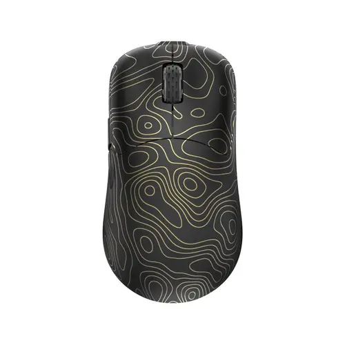 Mouse Gaming Wireless White Shark AERO GOLD, Bluetooth/2.4GHz, 10.000DPI, Senzor Pixart 3325, 1000HZ (Negru/Auriu)