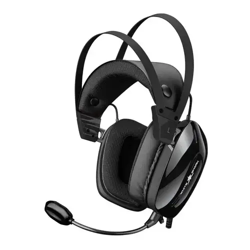 Casti Gaming cu fir White Shark GOTTAN Over-Ear, Stereo, PC, PS4/5, Xbox/MAC (Negru)