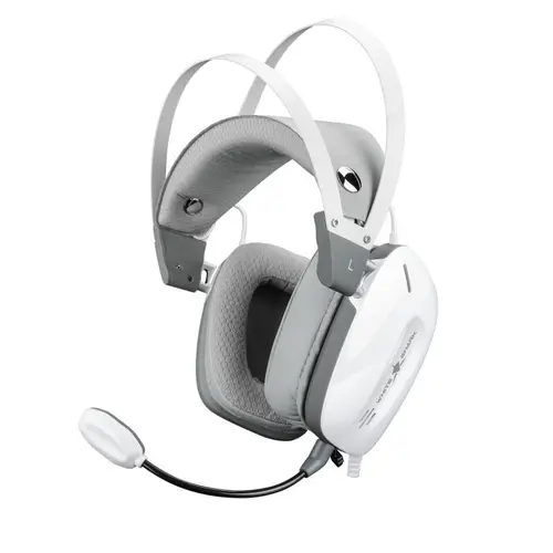 Nou! Casti Gaming cu fir White Shark GOTTAN Over-Ear, Stereo, PC, PS4/5, Xbox/MAC (Alb)