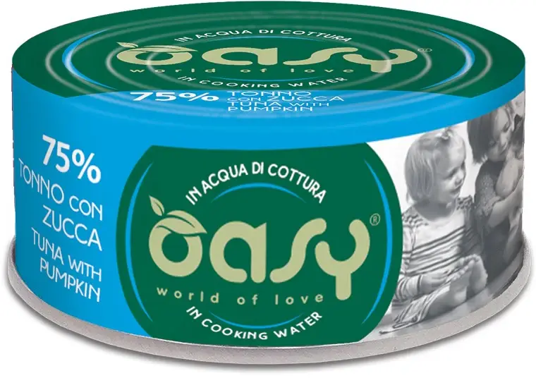 OASY More Love Conservă pentru pisici, cu Ton şi Dovleac 70g