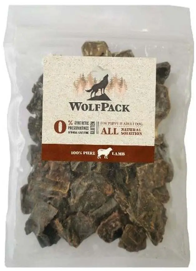 WOLFPACK Recompensă pentru câini, Ficat de miel 100g