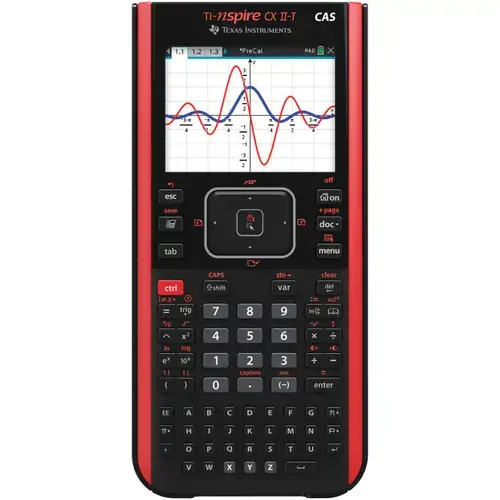 Calculator grafic avansat Texas Instruments TI-Nspire™ CX II-T CAS, afisaj color