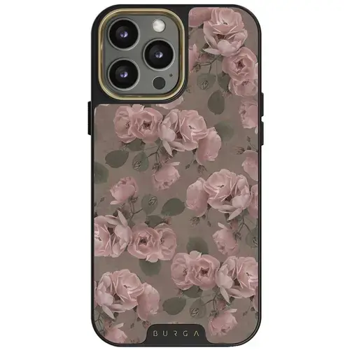 Husa Burga Elite Gold Vintage Glamour compatibila cu iPhone 14 Pro Max