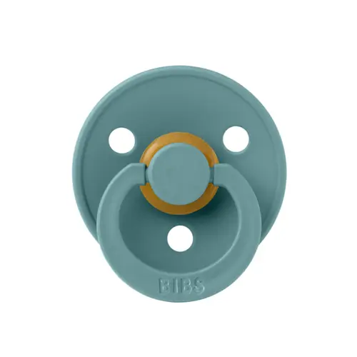 Suzeta Colour Latex BIBS Island Sea, tetina rotunda, 0 luni +