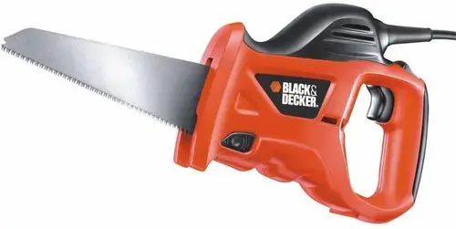 Drujba Black & Decker KS880EC-QS, 400 W, Lungime lama 24 cm (Negru/Portocaliu)