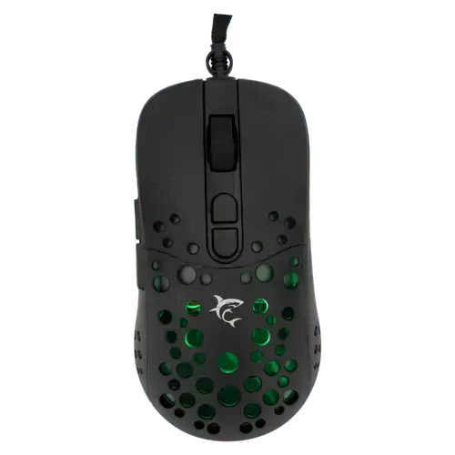 Mouse gaming White Shark GM-9004 TRISTAN-2, iluminare RGB, 12.800 dpi (Negru)