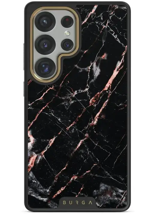 Husa Burga Elite Gold Rose Gold Marble Samsung Galaxy S25 Ultra
