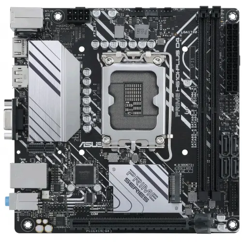 Placa de baza ASUS PRIME H610I-PLUS D4-CSM, DDR4, LGA 1700, mITX