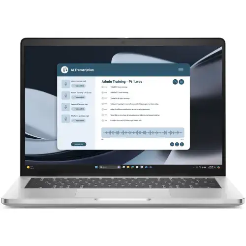 Laptop Dell Pro 14 Plus PB14255 (Procesor AMD Ryzen™ Al 7 350 (16M Cache, up to 5.0 GHz), 14inch WUXGA, 32GB LPDDR5X, 1TB SSD, AMD Radeon™ 860M Graphics, Win 11 Pro, Argintiu)