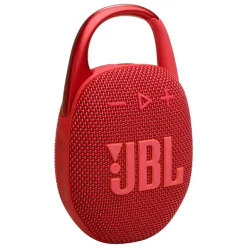 Boxa portabila JBL Clip 5, Bluetooth, 7 W, Multi-Point, Auracast, IP67 (Rosu)
