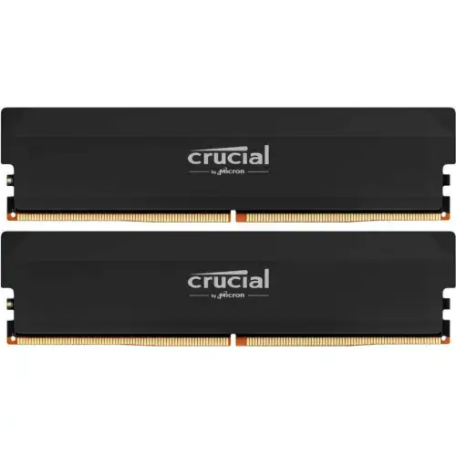 Memorii Crucial Pro Overclocking CP2K32G60C40U5B Intel XPM 3.0/AMD EXPO, 64 GB (2x 32GB), DDR5-6000 MHz, CL 40, Dual Channel
