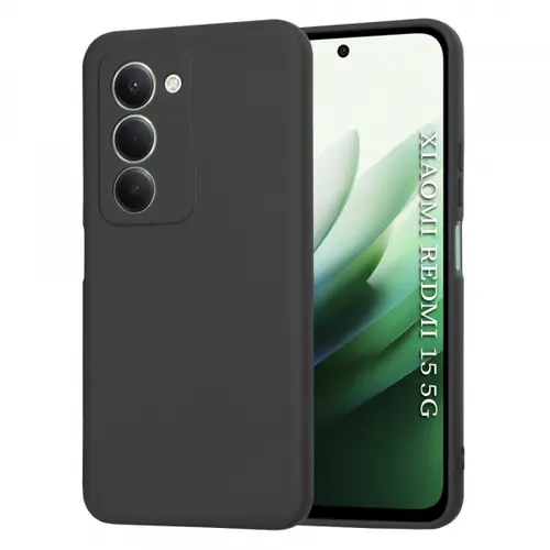 Husa Protectie Spate pentru Xiaomi Redmi 15 5G / 15 4G, Techsuit, SoftFlex (Negru)