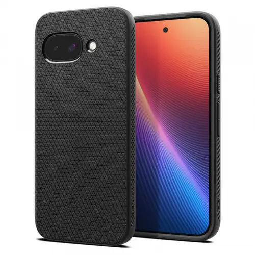Husa pentru Google Pixel 9a, Spigen, Liquid Air, Neagra Mata