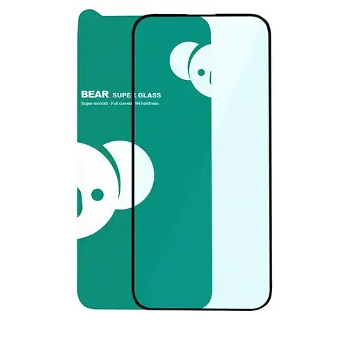 Folie de protectie Ecran Bear Super Hard pentru Apple iPhone 17, Sticla Securizata, Full Glue, 3D