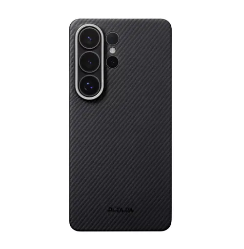 Husa Protectie Spate Pitaka pentru Samsung Galaxy S26 Ultra, Edge Ultra-Slim Case (Negru/Gri)