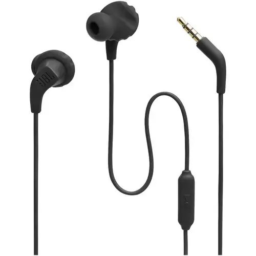 Casti Stereo in-ear JBL Endurance Run 2, Pure Bass, Sweatproof IPX5 (Negru)