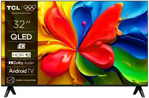 Televizor QLED TCL 80 cm (32inch) 32S41K, HD Ready, Smart TV, WiFi, CI+