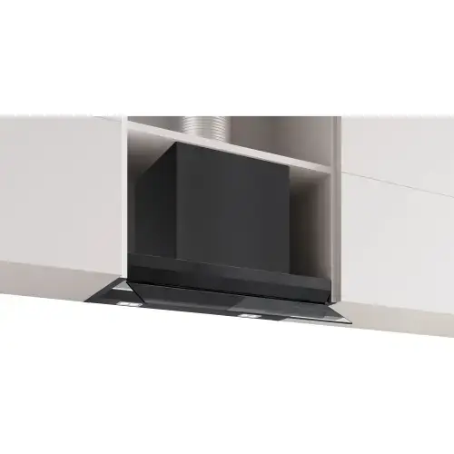 Hota incorporabila Bosch DBB67DP60, Putere de absorbtie 699 mc/h, Iluminare LED, EcoSilence Drive, Touch control, Smart hood automatic, Home Connect, Clasa A, 60 cm (Negru)