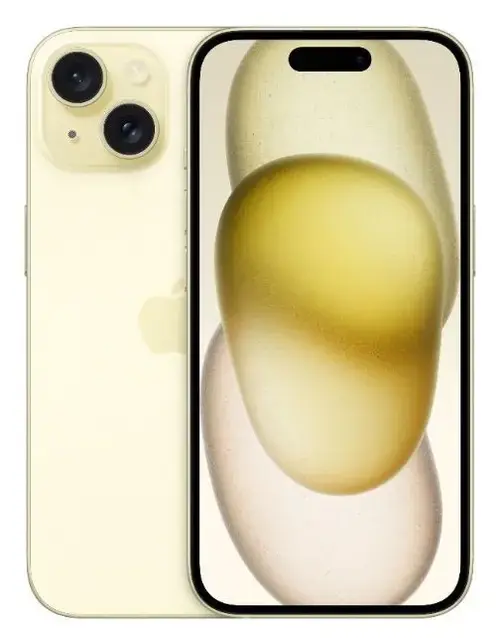 Telefon Mobil Apple iPhone 15 Plus, Super Retina XDR OLED 6.7inch, 512GB Flash, Camera Duala 48 + 12 MP, Wi-Fi, 5G, iOS (Galben)