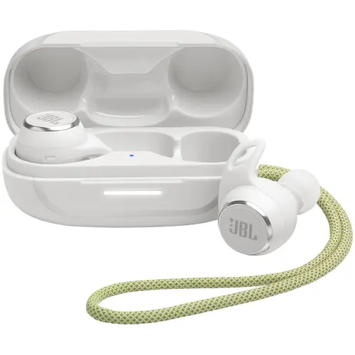 Casti audio in-ear JBL Reflect Aero TWS, True wireless, Bluetooth, Noise cancelling, 6 microfoane, IP68 (Alb)