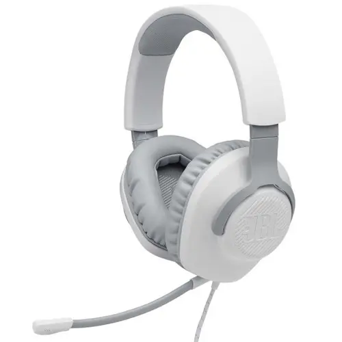 Casti Gaming JBL QUANTUM 100, Microfon (Alb)