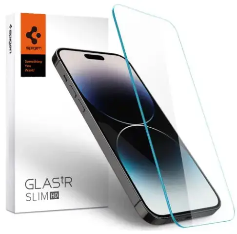 Folie Sticla Spigen Slim AGL05222 pentru Apple iPhone 14 Pro (Transparent)