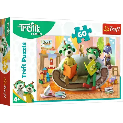 Puzzle - Sa citim impreuna, 60 piese - Trefl
